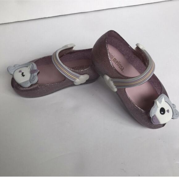 Mini Melissa Ultragirl Unicorn Flats Size 6 - Picture 5 of 11
